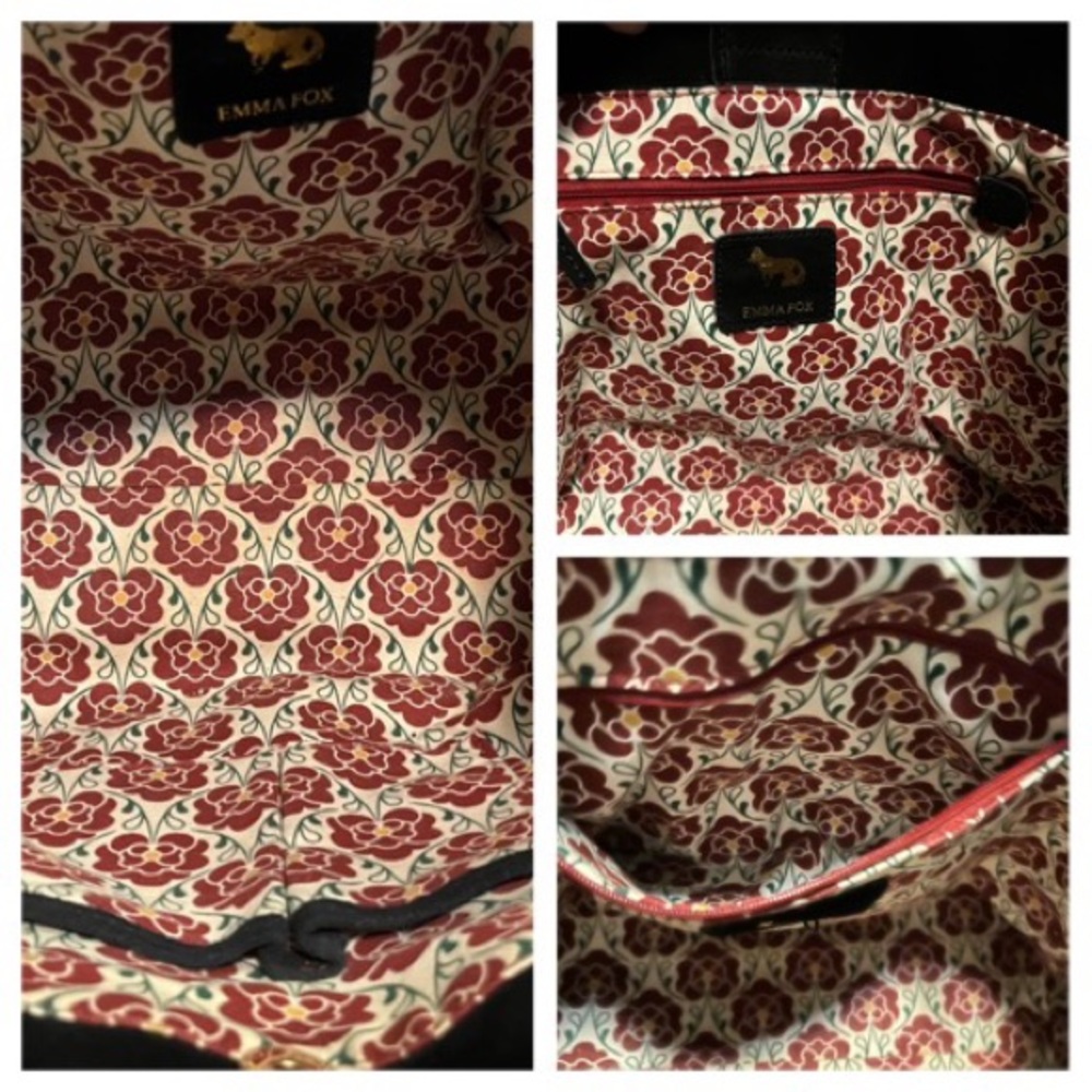 Emma Fox suede patchwork bag - Picture 16 of 16